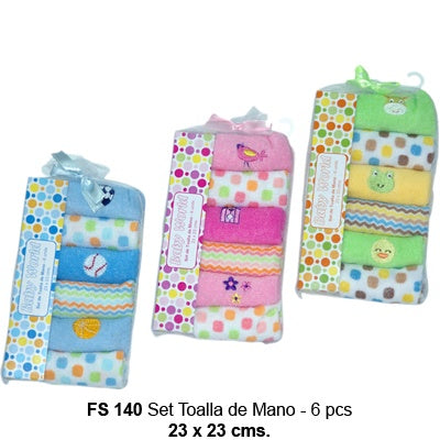 Set de Toalla de Mano 6 UNID