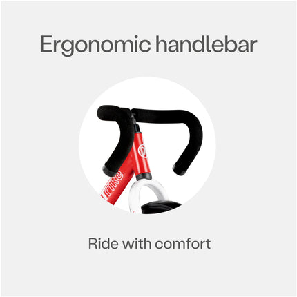 BICICLETA DE APRENDIZAJE PLEGABLE SMARTRIKE ROJA