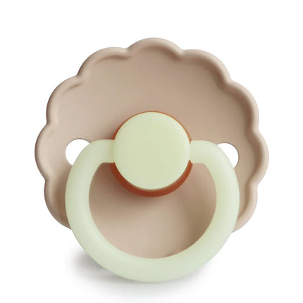 Chupete Daisy Night Caucho Natural Croissant Talla 2 Frigg