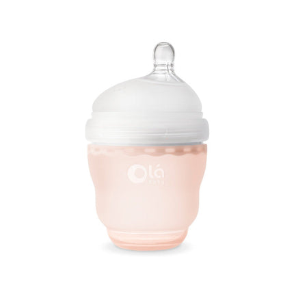 Mamadera de Silicona GentleBottle 120 ml Coral Olababy