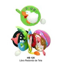 Libro redondo de tela