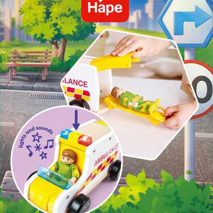 AMBULANCIA DE JUGUETE RESPUESTA RAPIDA