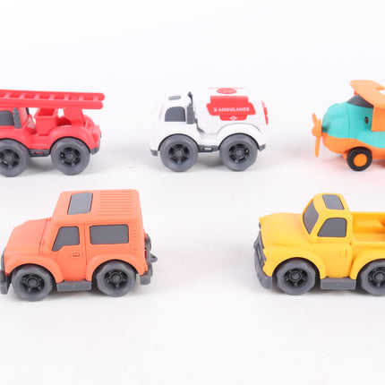 Set de 5 Vehículos de Bioplástico