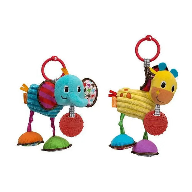 SEE PLAY GO - PULL & PLAY JITTERY PAL - ELEPHANT/GIRAFFE