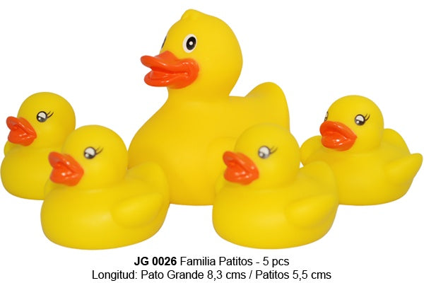 Familia Patitos  5 pcs