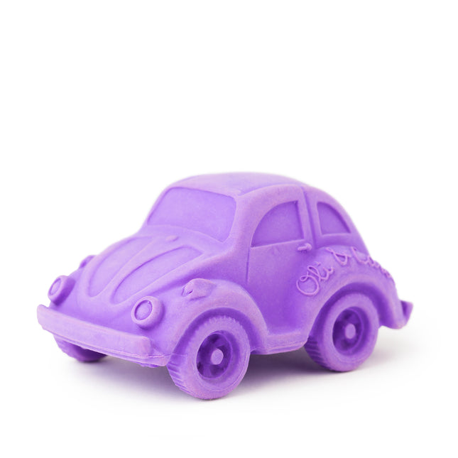 Juguete Mordedor Auto Escarabajo Púrpura