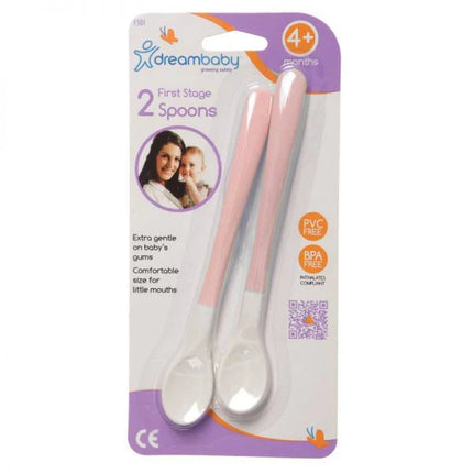Pack De 2 Cucharas Primera Etapa Rosado