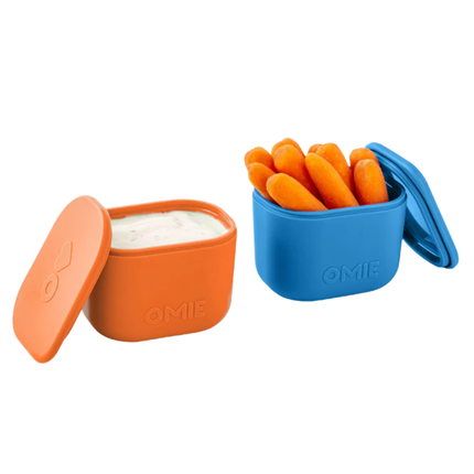 OmieBox UP Dip Containers - Set de Contenedores Herméticos para OmieBox UP® - Blue/Orange