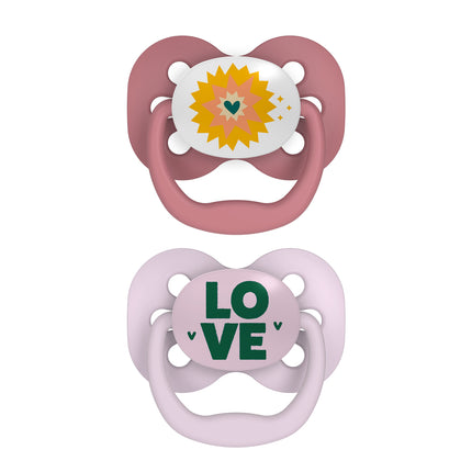 Chupete Advantage 0-6 meses Amor de Lavanda 2 Unidades Dr. Brown's