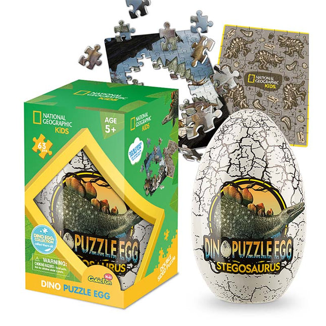 Huevo Stegosaurus
PUZZLE 2D - REVERSIBLE
Piezas: 63
Armado: 18 x 24 cm