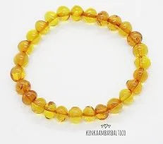 Pulsera de Ámbar adulto
Medidas: entre 18 y 19cm MIEL PULIDO