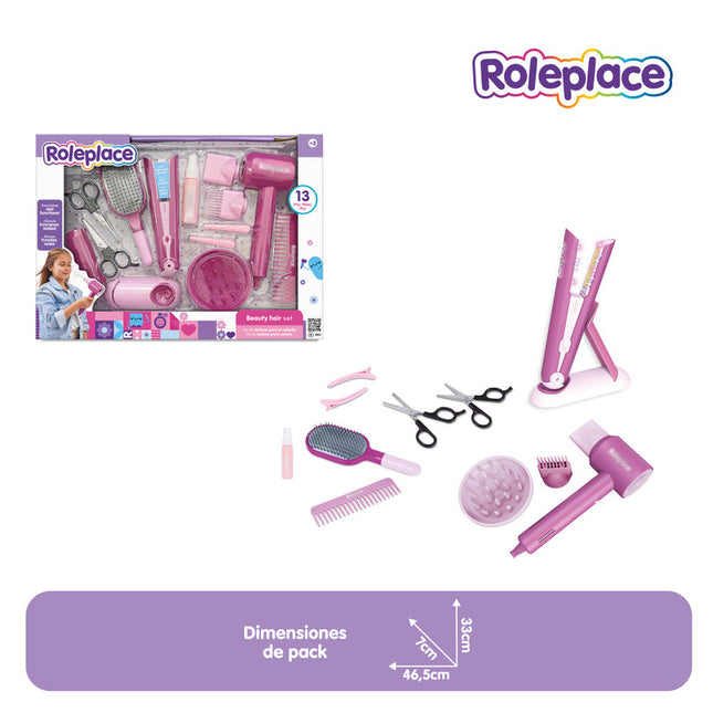 Set de peinado con luz y sonido.