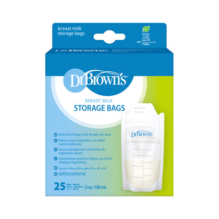 Bolsas Almacenamiento para Leche Materna 180ml 25UN