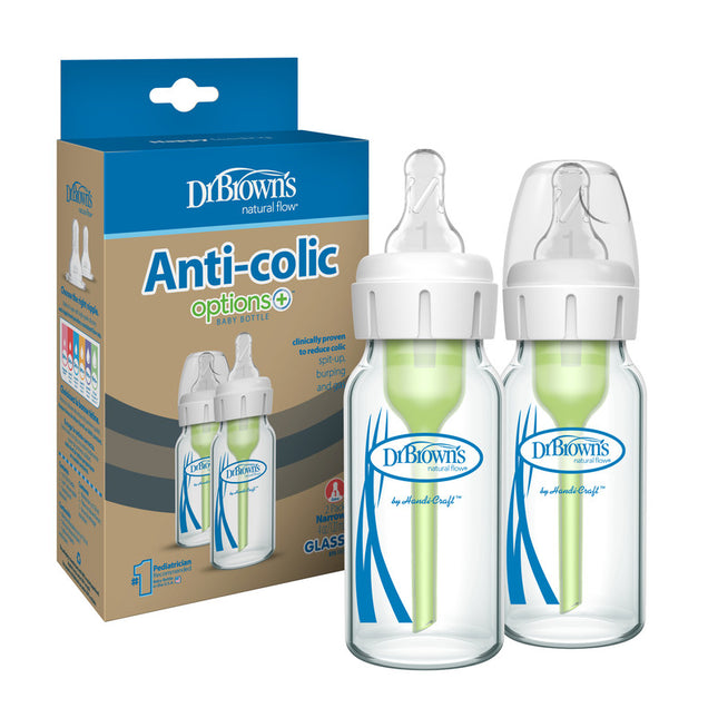 Pack 2 Mamaderas Anticólico Estándar Vidrio 120ml