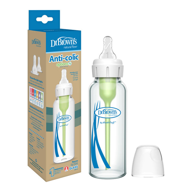 Mamadera Anticólico Estándar Vidrio 250ml