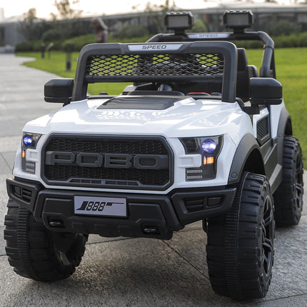 Camioneta a Batería Raptor 12V 4×4 Blanca