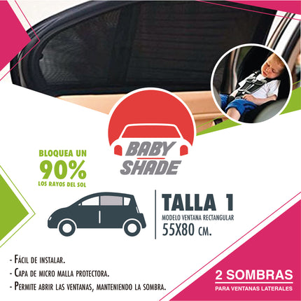 SOMBRAS DE VEHICULO X 2 BABYSHADE