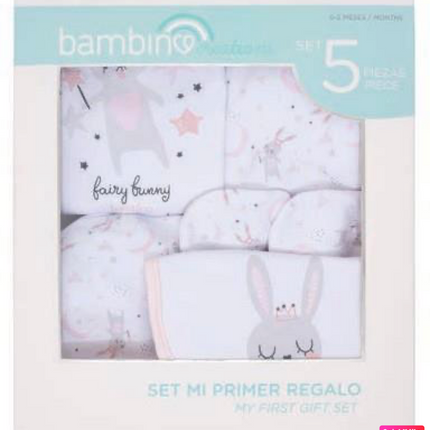 BAMBINO SET DE ROPA 5 PIEZAS ÑIÑA