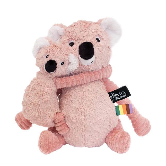 Trankilou Koala Mamá Y Bebé - Rosa