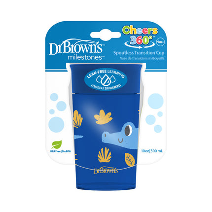 Vaso 360° sin asas 300ml 9M+ Azul