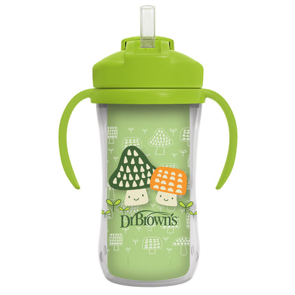 Vaso Térmico con pajita 300ml 12M+ Verde