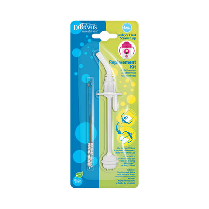 Kit de Reemplazo para 1er Vaso con asas y pajita 270ml 6M+
