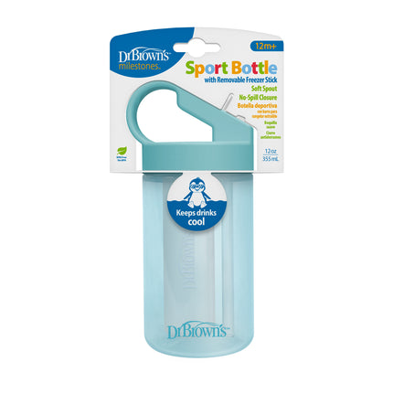 Vaso Deportivo con Barra para Congelar Extraíble 355ml 12M+, Azul