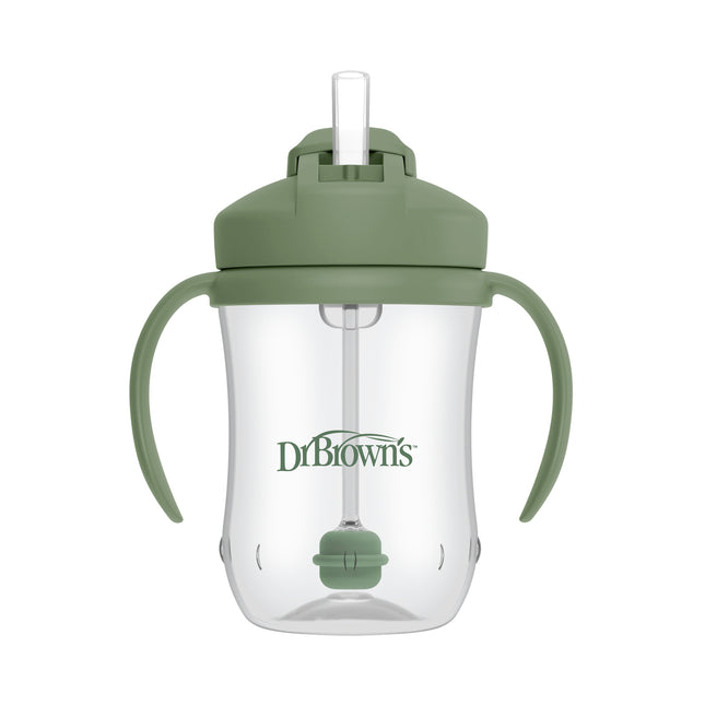 1er Vaso con asas y pajita 270ml 6M+ Verde