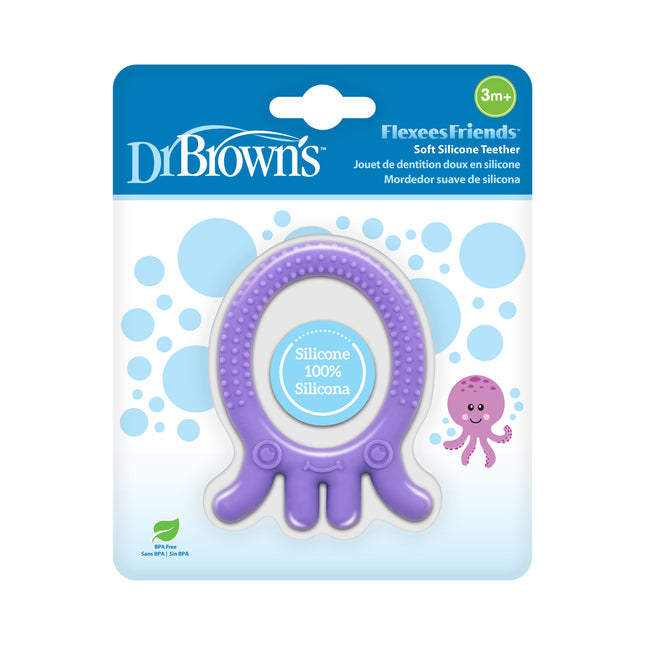 Mordedor Flexible 3M+ Pulpo Morado