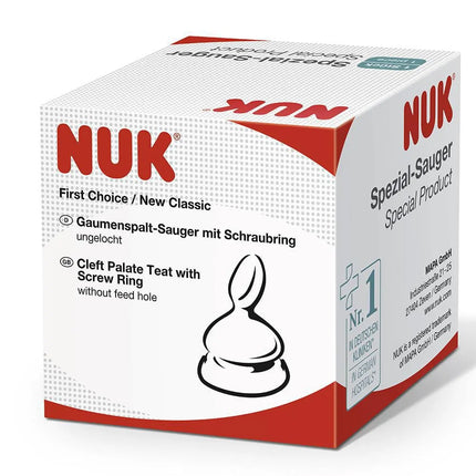 Tetina Paladar Hendido NUK / Labio Leporino / Fisura palatina