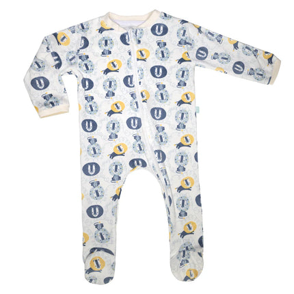 PIJAMA SUAVECITO BLANCO LEONES