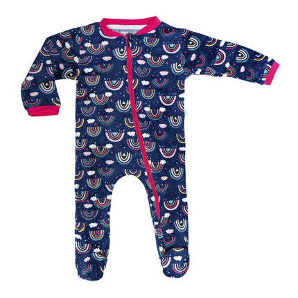 PIJAMA SUAVECITO AZUL ARCOIRIS