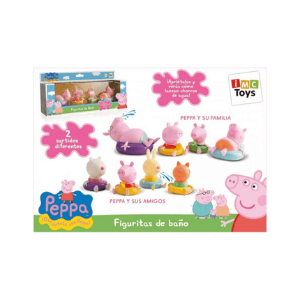 FIGURITAS DE BAÑO PEPPA PIG BLISTER 4 UNIDADES