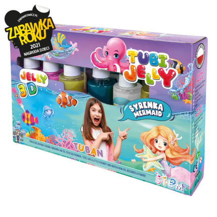 Set Tubi Jelly 6 Colores - Sirena