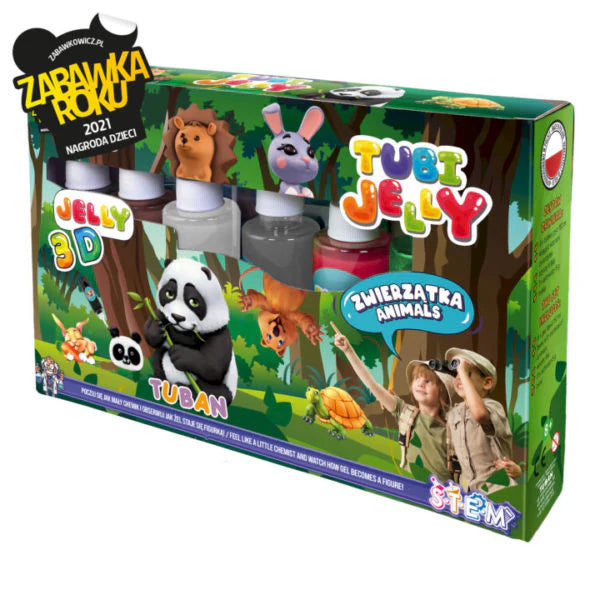 Set Tubi Jelly 6 Colores - Animales
