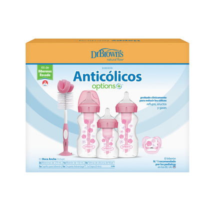 SET REGALO BOCA ANCHA ANTICÓLICO Rosado