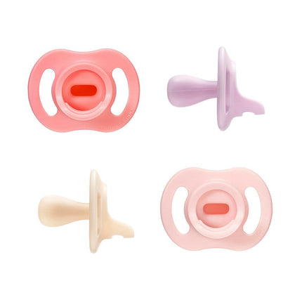 Chupete de silicona UltraLight Stayput 0-6 meses Niña
