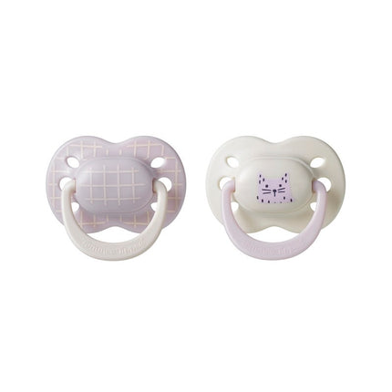 Chupete de silicona Ultimate Fit Niña 0-6 meses Color Lila