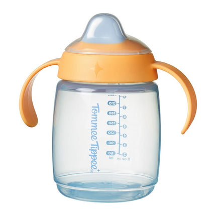 Vaso Trainer Spout con asas 6 meses+ 240ml Color Naranjo