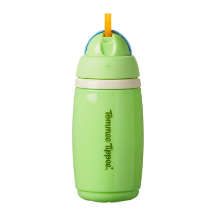 Vaso con bombilla Active 12 meses+ 266ml Color Verde