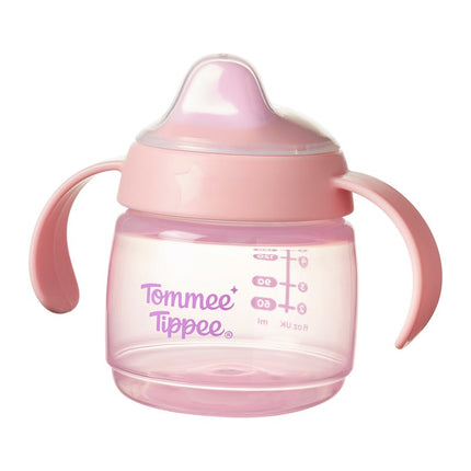 Vaso Starter Spout con asas 150ml 4 meses+ Color Rosado
