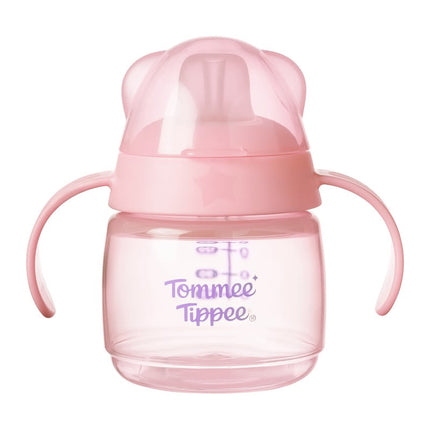 Vaso Transition Spout con asas 150ml 4 meses+ Color Rosado