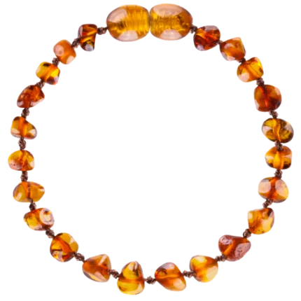 Pulsera de Ámbar infantil
Medidas: entre 12 y 14cm COGNAC PULIDO