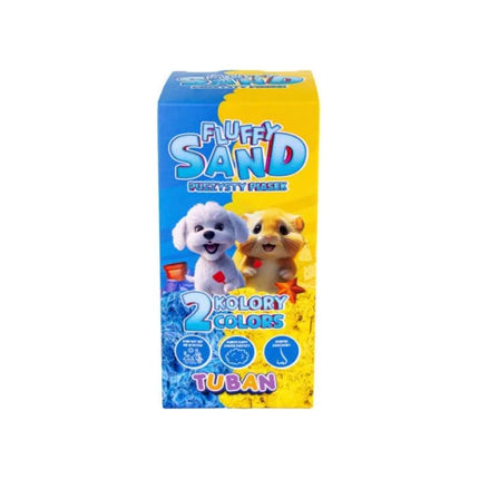 Set de Arena Fluffy Tuban - Azul y Amarillo