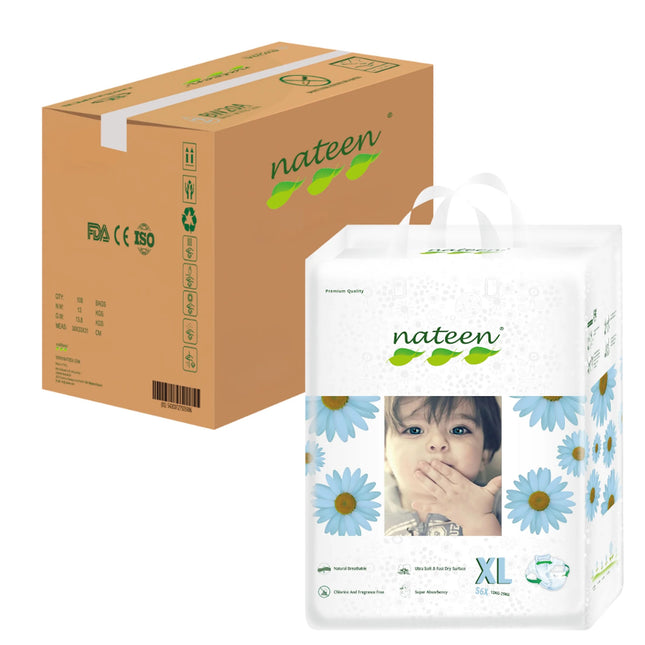 Pañal Ecológico Bebé Nateen XL - 112 unidades