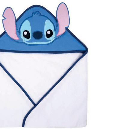 TOALLA CON CAPUCHA  STITCH TUTO AMIGO 