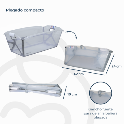 Pack Bañera Flexi Plegable y soporte