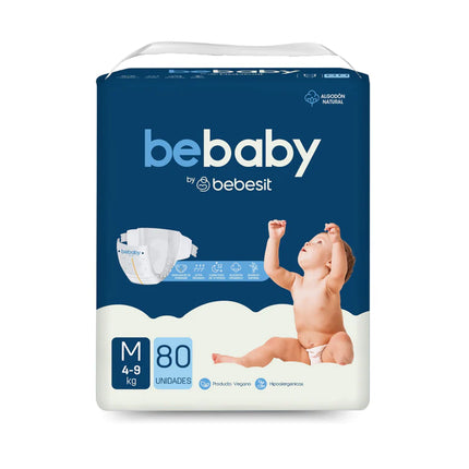 Pañales BeBaby M 80u