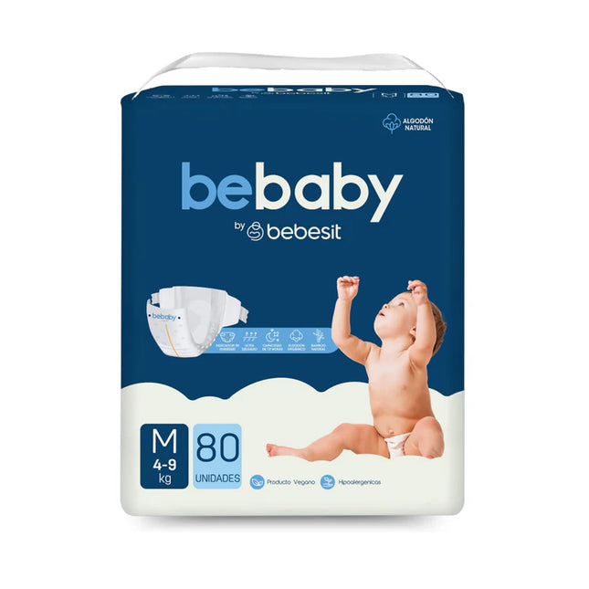 Pañales BeBaby M 80u