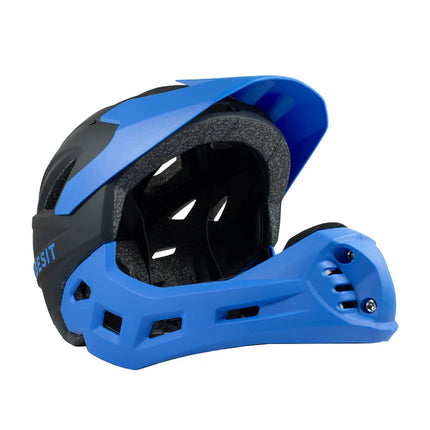 Casco Bici Azul Negro